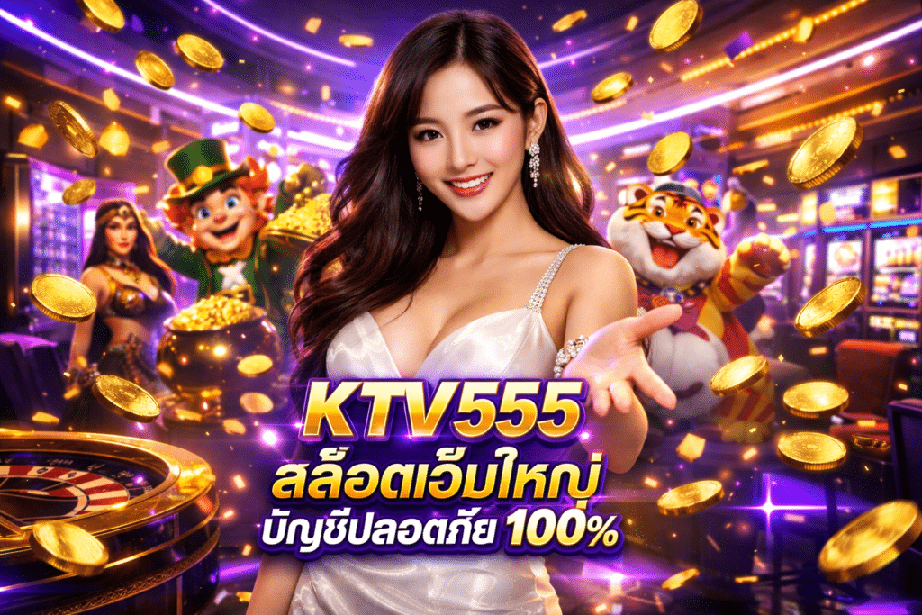 KTV555 สล็อตเว็บใหญ่ บัญชีปลอดภัย 100% เปิดมานาน