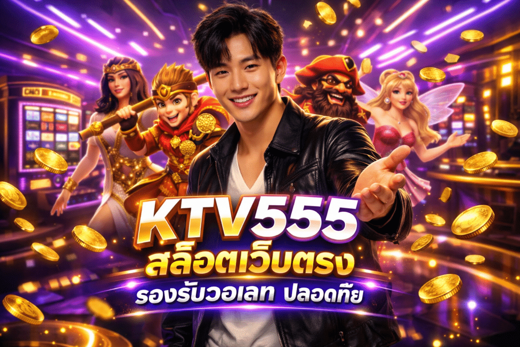 KTV555 สล็อตเว็บตรง รองรับวอเลท ปลอดภัย