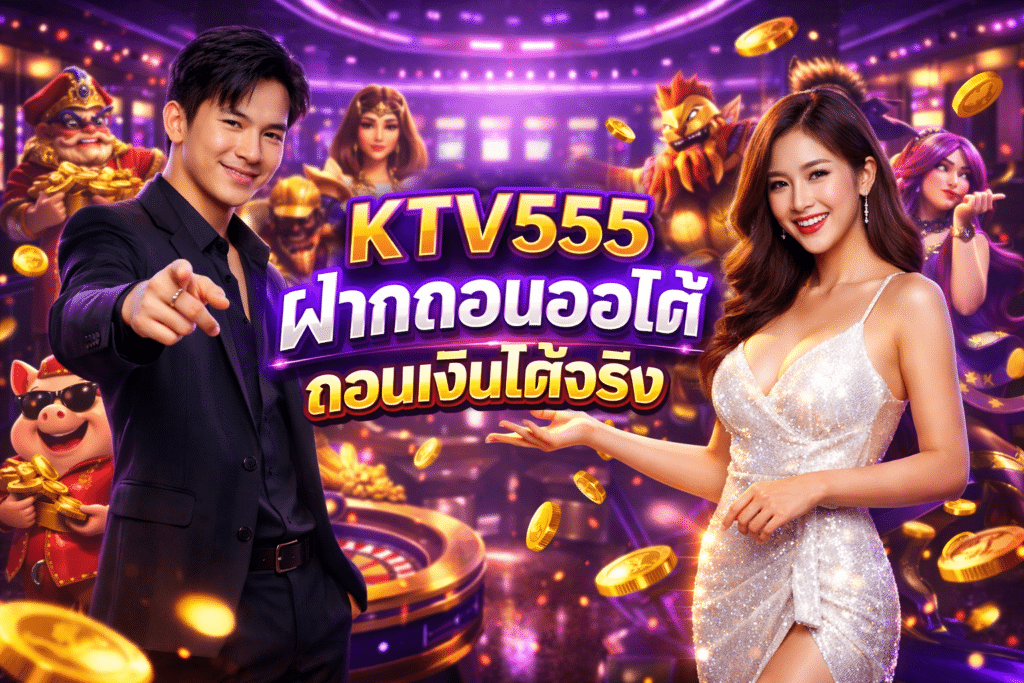 KTV555 ฝากถอนออโต้ ถอนเงินได้จริง พร้อมระบบออโต้
